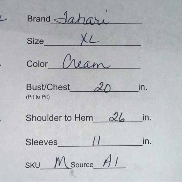 Tahari Cream Ruched Sleeve Top XL Soft Stretch Minimal Chic Blouse - Picture 9 of 9